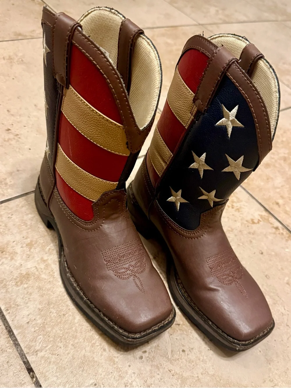 LIL' REBEL™ BY DURANGO® BIG KIDS' PATRIOTIC WESTERN BOOT